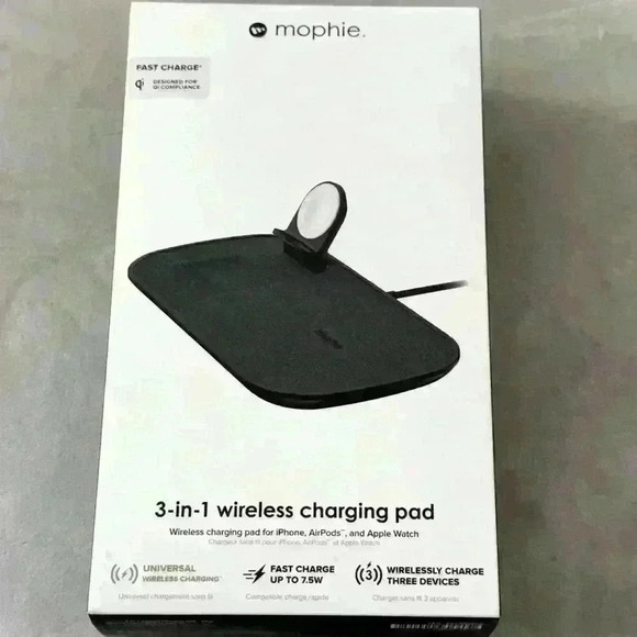 Mophie Universal Dual Wireless Charging Pad Fast Charge - Picture 1 of 5